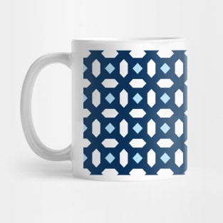 Blue and White Portuguese Mug